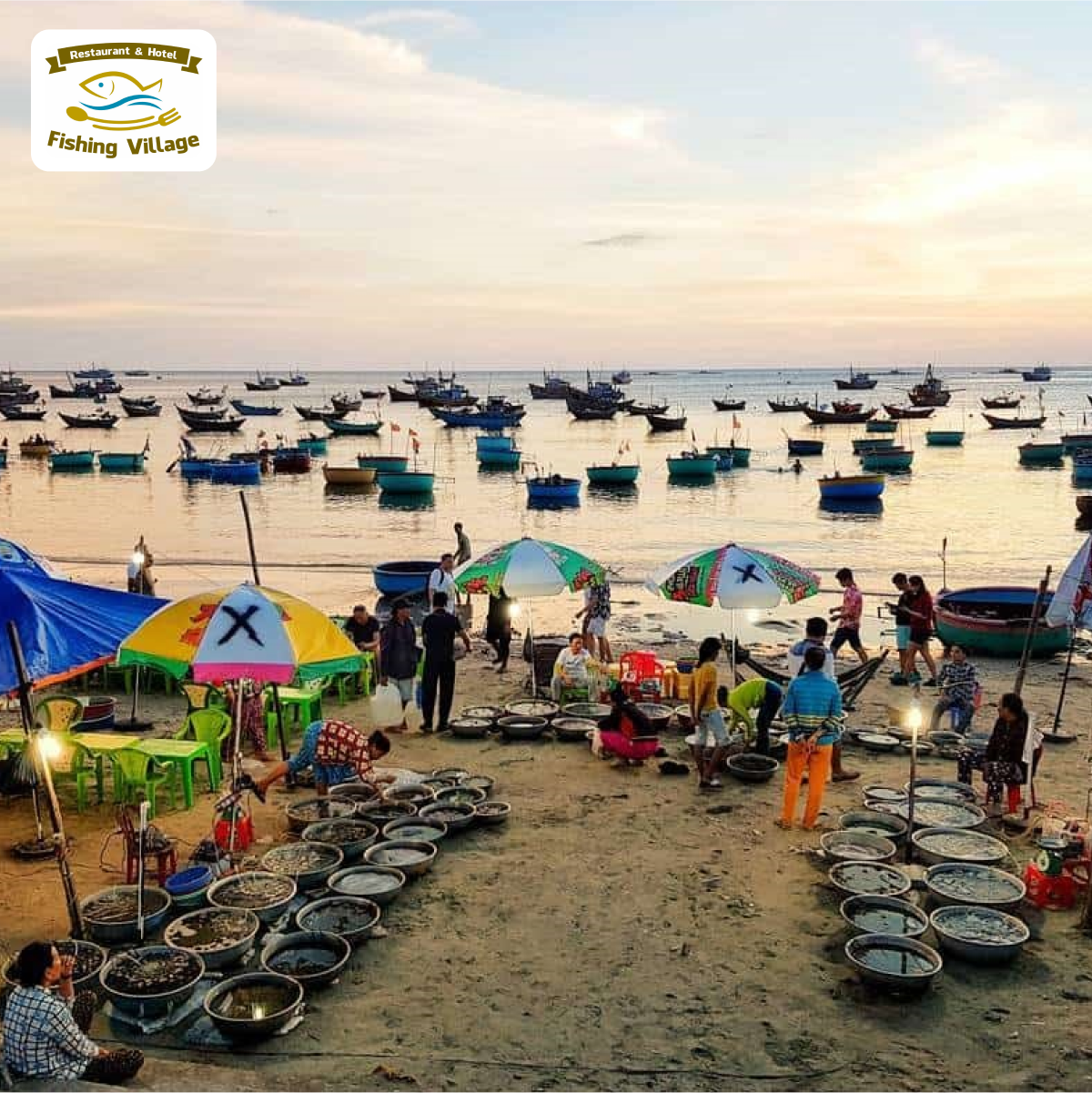 Chợ hải sản Mũi N&eacute; gi&aacute; rẻ cho du kh&aacute;ch